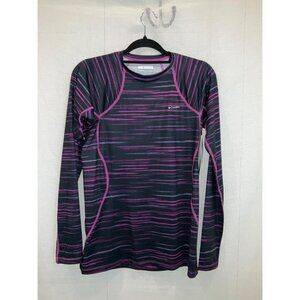 Columbia's Omni-Wick  NEW Long Sleeve top Women's size Large Purple Blue